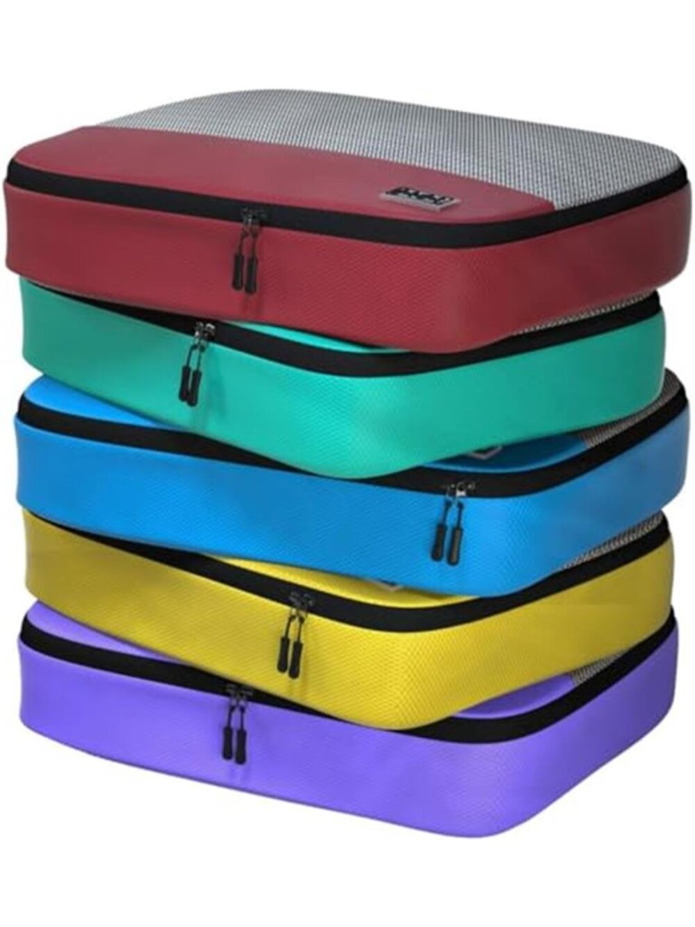 Packing Cubes Set Travel Organizer Luggage Suitcase Clothes Storage Bags 5 Pack
